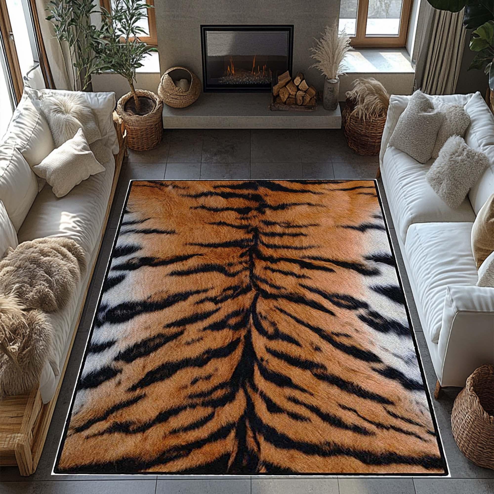Tiger Skin Rug - Etsy UK
