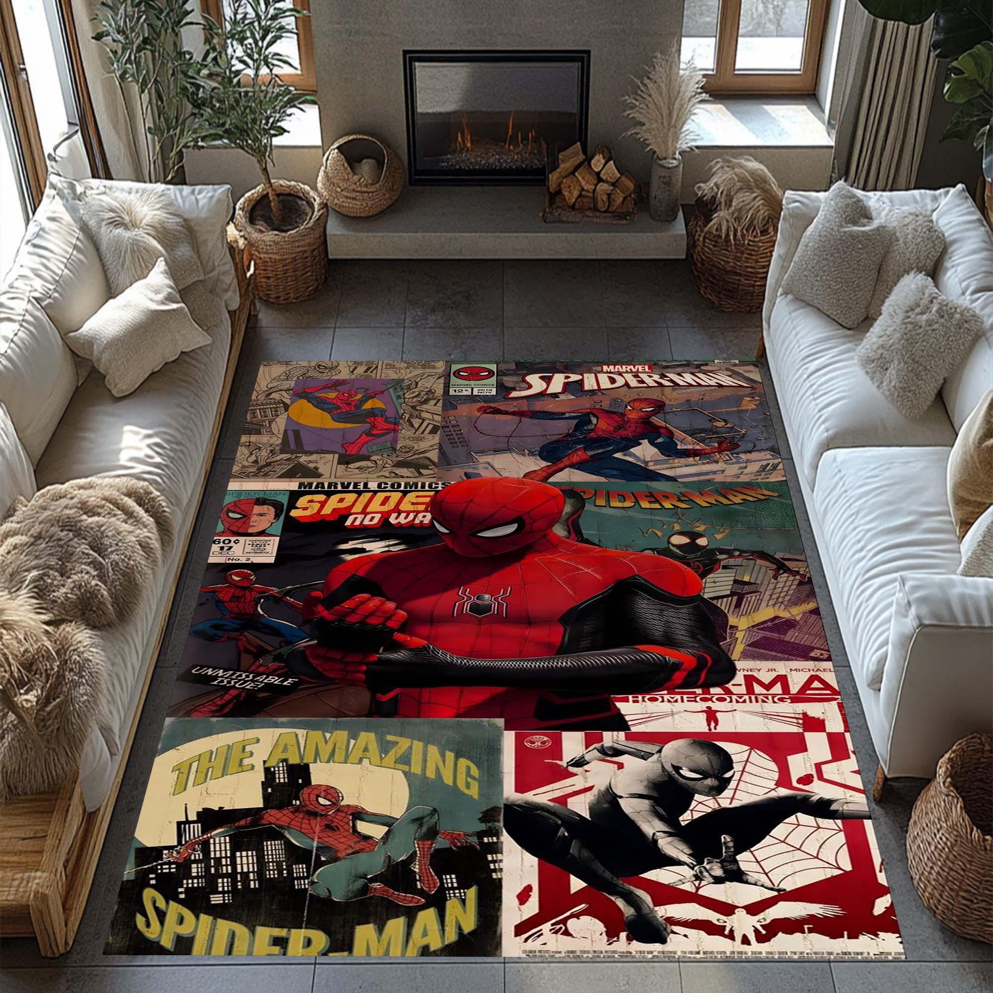 トップ BOKC キャラ ラグ タペストリー スパイダーマン マーベル 映画