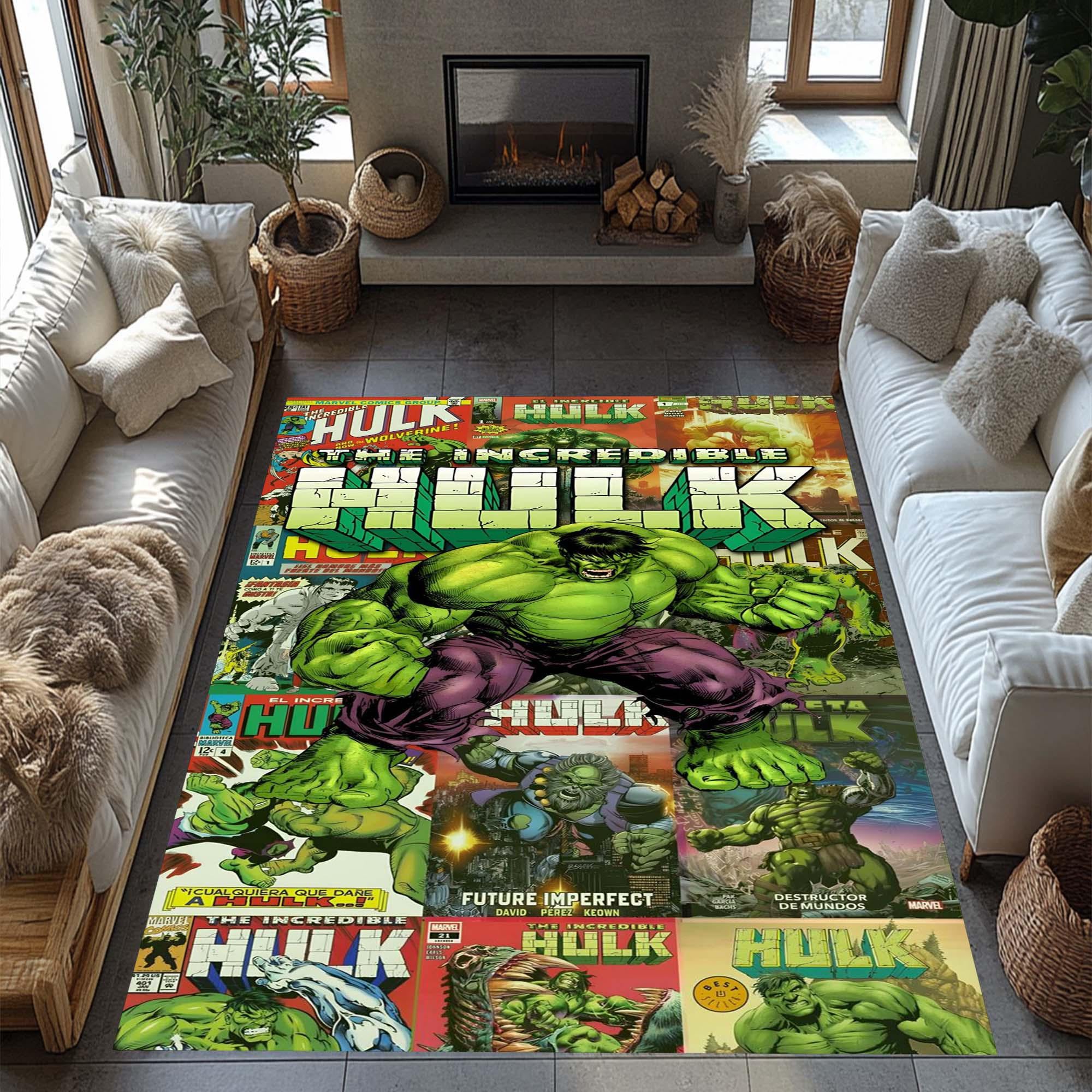 Hulk 3D ラグマット　ハルク　リアル Hulk Rug - Etsy Canada