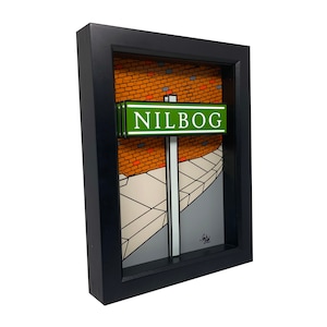 Trolls 2 Nilbog 3D Art Horror Decor Horror Art Goblin Dark Decor Trolls 2 Art Nilbog Sign Best Worst Movie Horror Poster Horror Print