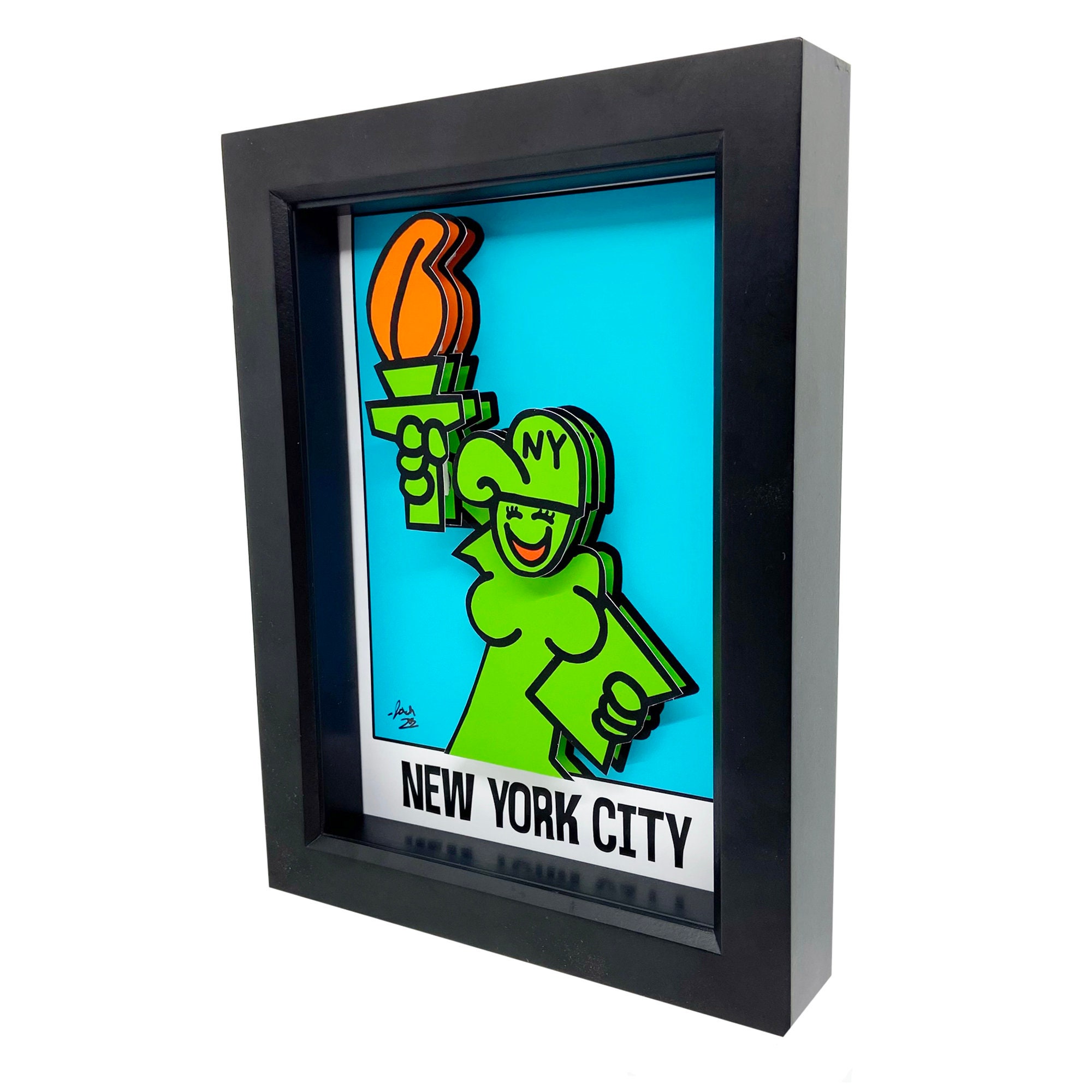 New York City Wall Art New York City Art Statue of Liberty Art Etsy