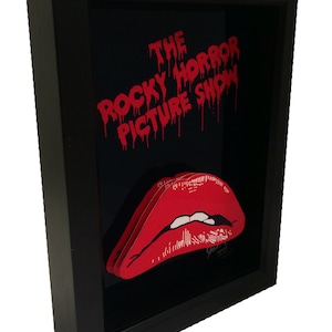 The Rocky Horror Picture Show Movie Poster Art Rocky Horror Picture Show Lips Rocky Horror Picture Show Print 3D Art Rocky Horror Lips Art
