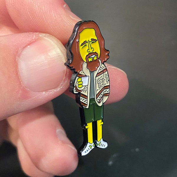 Big Lebowski Pin Coen Brother Pin Big Lebowski Enamel Pin Big Lebowski Sweater Big Lebowski The Dude Pin Pin Game Strong