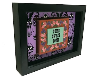 Disney Haunted Mansion Framed 3D Art: Tomb Sweet Tomb