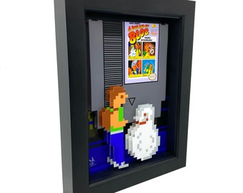 A Boy and His Blob 3D Art: Framed NES Nintendo Print