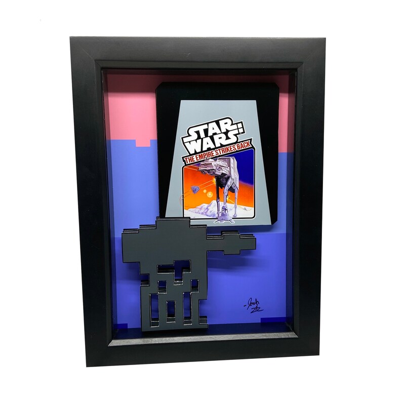 Atari Art Star Wars Print Empire Strikes Back Art Atari 2600 - Etsy