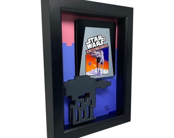 Atari Art Star Wars Print Empire Strikes Back Art Atari 2600 Game Art Video Game Decor 3D Art Empire Strikes Back Wall Art Video Game Print