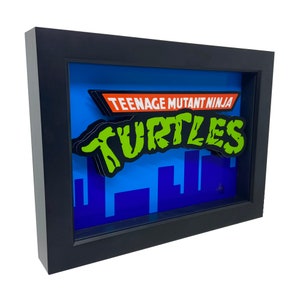 Teenage Mutant Ninja Turtles Art TMNT Logo 3D Art TMNT Art TMNT Poster Ninja Turtles Art 1990s Cartoon Teenage Mutant Ninja Turtles Poster