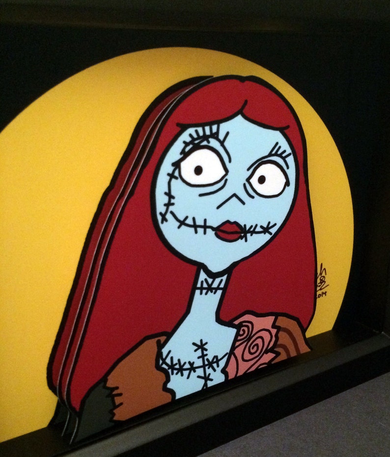The Nightmare Before Christmas Sally 3D Pop Art Etsy