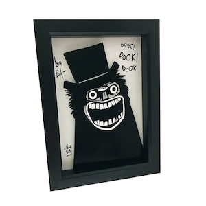 Babadook 3D Art: Framed Horror Movie Print