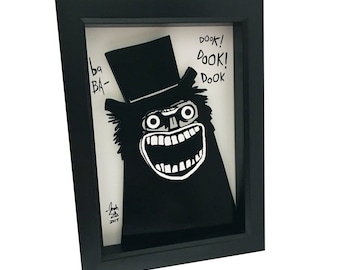 Babadook 3D Art: Framed Horror Movie Print