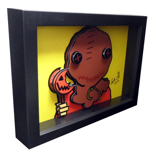 Trick r Treat Sam Hain Print Horror Art Horror Movie Art 3D Art Trick r Treat Poster Trick r Treat Print Sam Hain poster Halloween Print Art