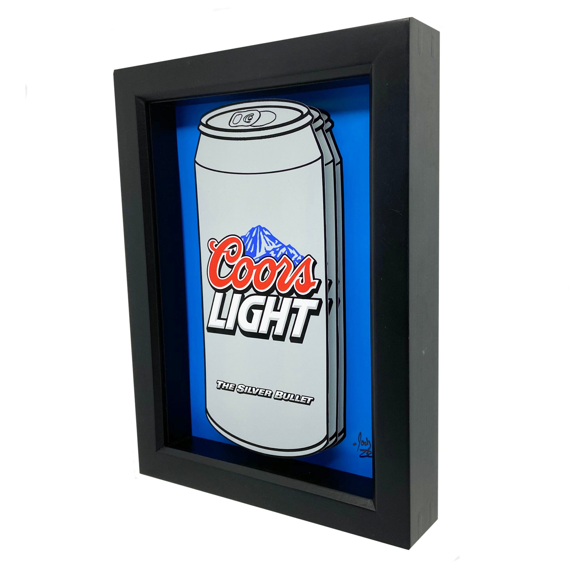 Coor Light Art Coors Light Decor 3D Art Coors Beer Gifts Beer Etsy