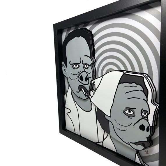 Fan Art Twilight Zone: Eye of the Beholder Episode Poster Art Print