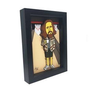Big Lebowski Art Big Lebowski Poster Big Lebowski Print 3D Art Coen Brothers Art Coen Brothers Movie Big Lebowski Sweater Movie Poster Print
