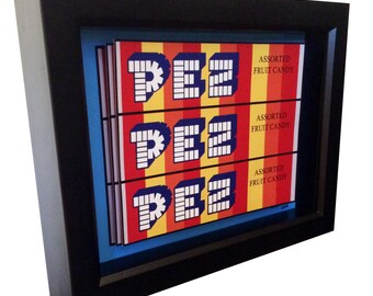 Pez 3D Pop Art Pez Dispenser Artwork Print Candy Art