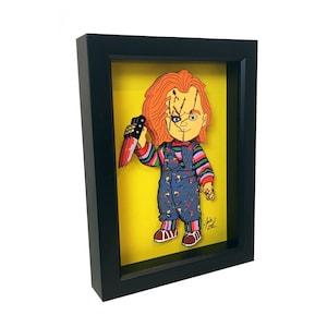 Chucky Doll 3D Art Childs Play Horror Art Print Chucky Doll Print Horror Decor Childs Play Movie Poster Chucky Doll Art Horror Gifts Scary