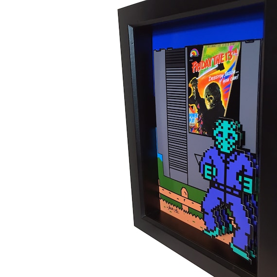 Jason Voorhees 3D Pixel Art: Friday the 13th Nintendo NES Game