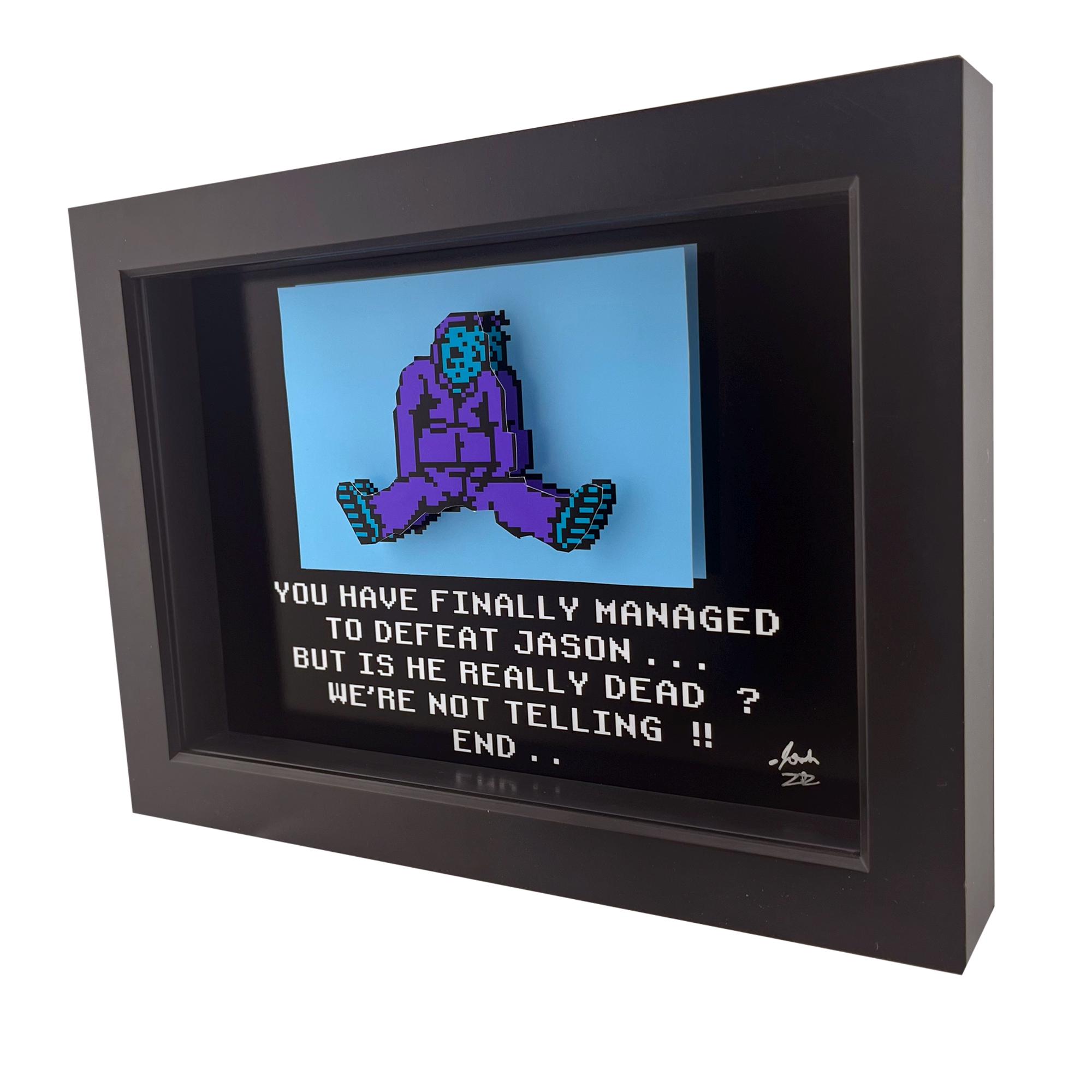 Jason Voorhees 3D Pixel Art: Friday the 13th NES Game Decor