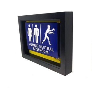 Zombie Art Bathroom Decor the Walking Dead Funny Bathroom Art 3D Art ...
