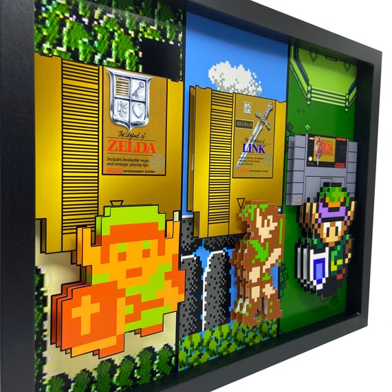 Legend of zelda Link pixel art Minecraft Map