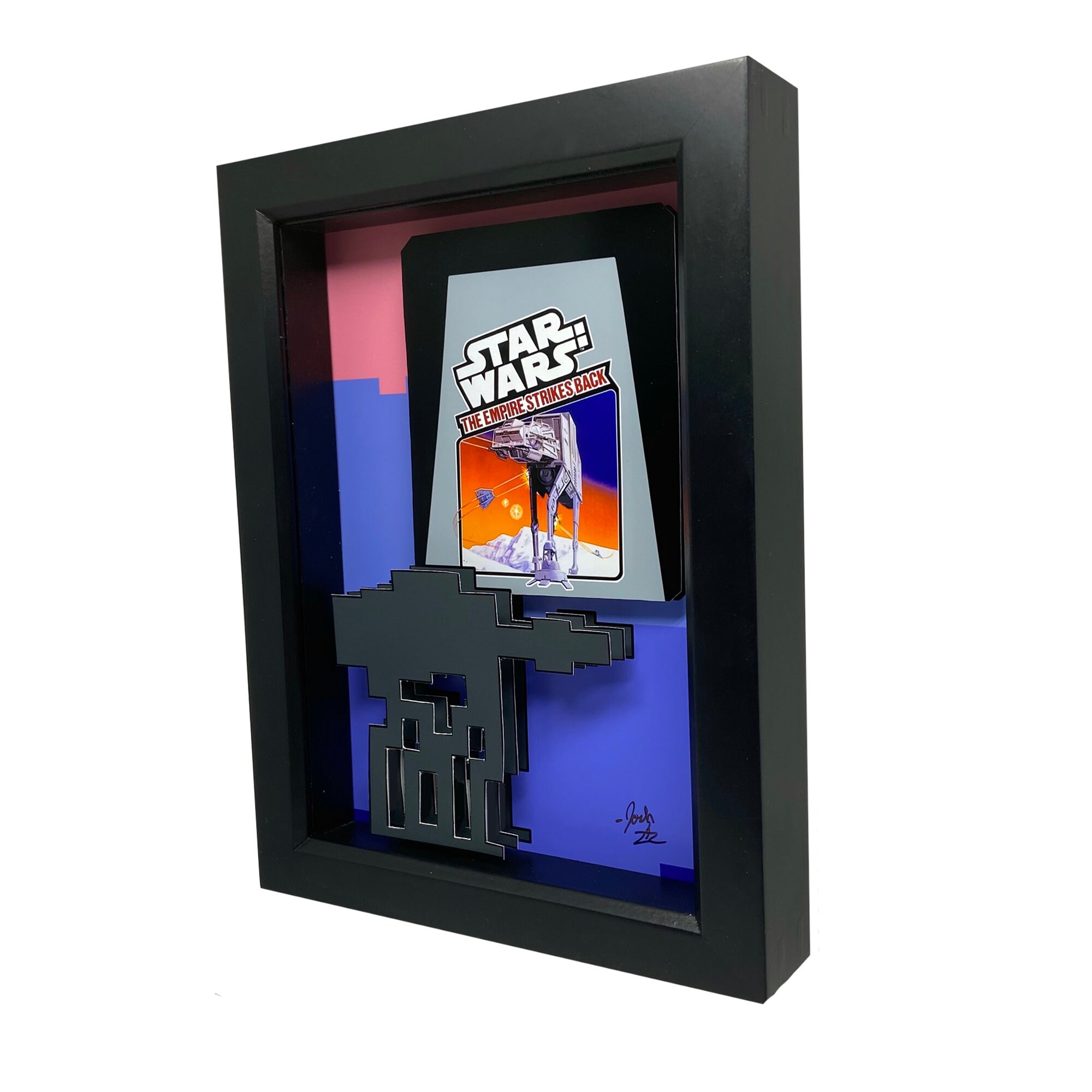 Atari Art Star Wars Print Empire Strikes Back Art Atari 2600 | Etsy