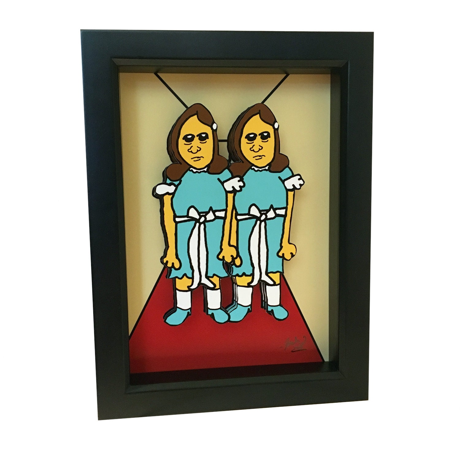 The Shining Art The Shining Poster Grady Twins 3d Art Horror Etsy