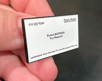 patrick bateman business card for sale