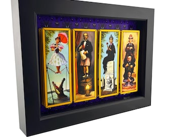 Eight (PRINTS Only) Haunted Mansion Family Portraits From the