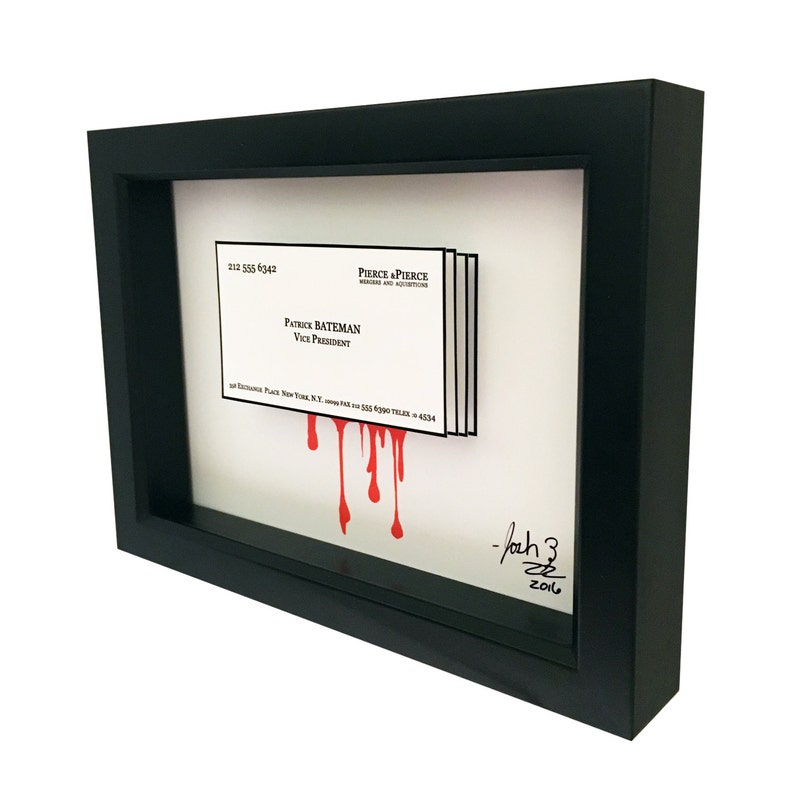 Patrick Bateman Business Card American Psycho Business