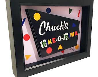 Pee Wee&#39;s Big Adventure 3D Art: Chuck&#39;s Bike-O-Rama Framed Print