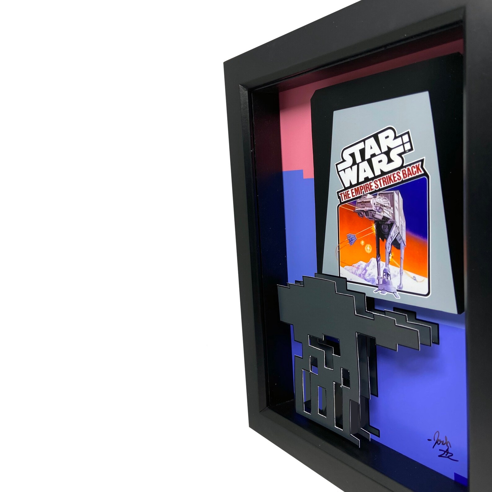 Atari Art Star Wars Print Empire Strikes Back Art Atari 2600 - Etsy