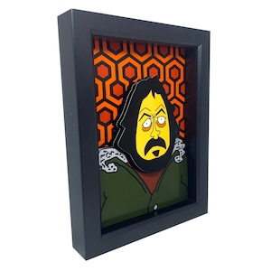 Stanley Kubrick 3D Art: The Shining & A Clockwork Orange, Signed Framed Print (7x5)