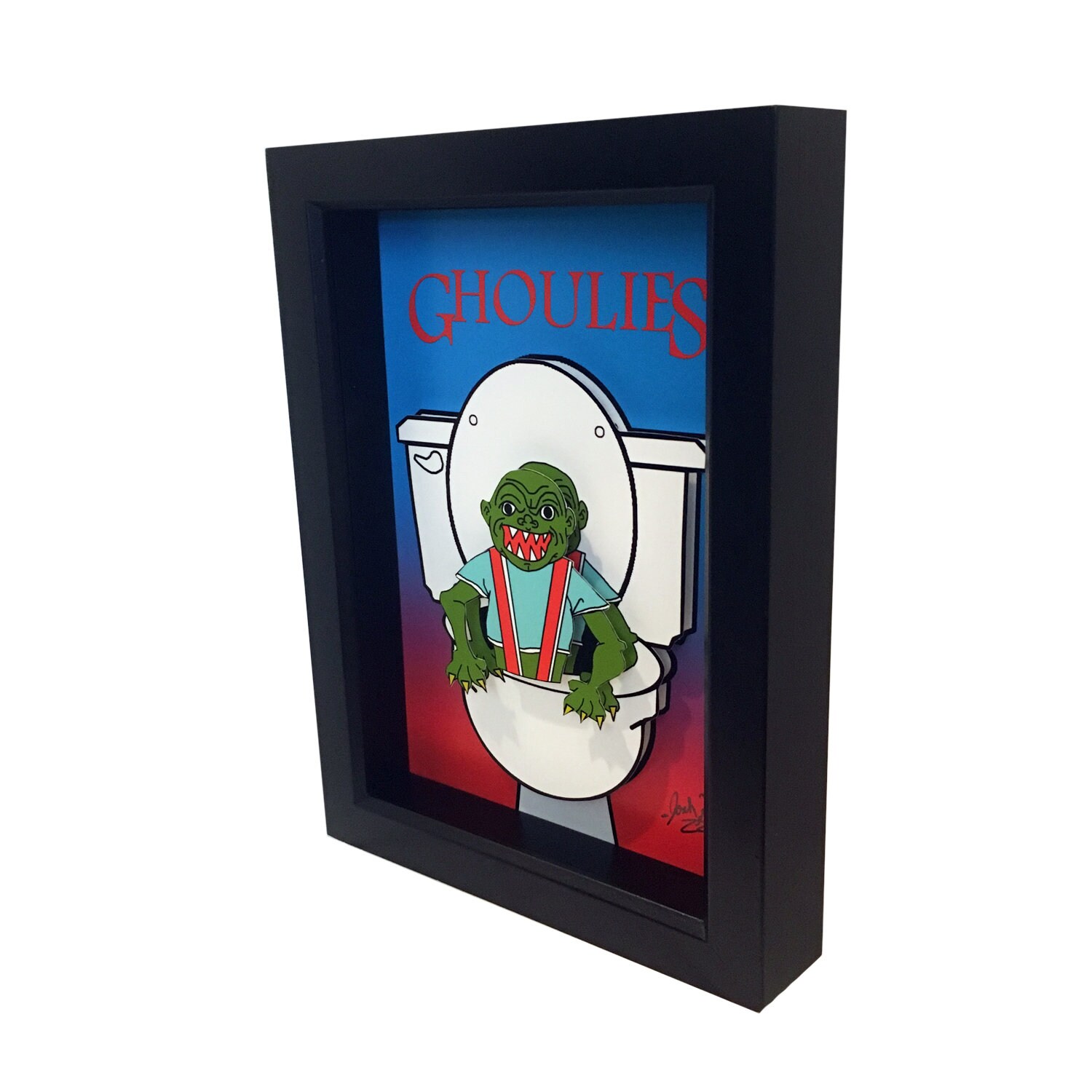 Ghoulies Movie Poster Art Horror Bathroom Decor 3D Art Horror Etsy Canada