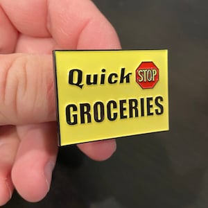 Clerks Pin Clerks Movie Clerks Enamel Pin Quick Stop Groceries Pin Game Kevin Smith Pin Enamel Pin Movie Jay and Silent Bob