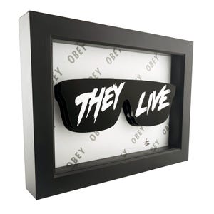 They Live 3D Art: Obey - John Carpenter Horror Movie Decor