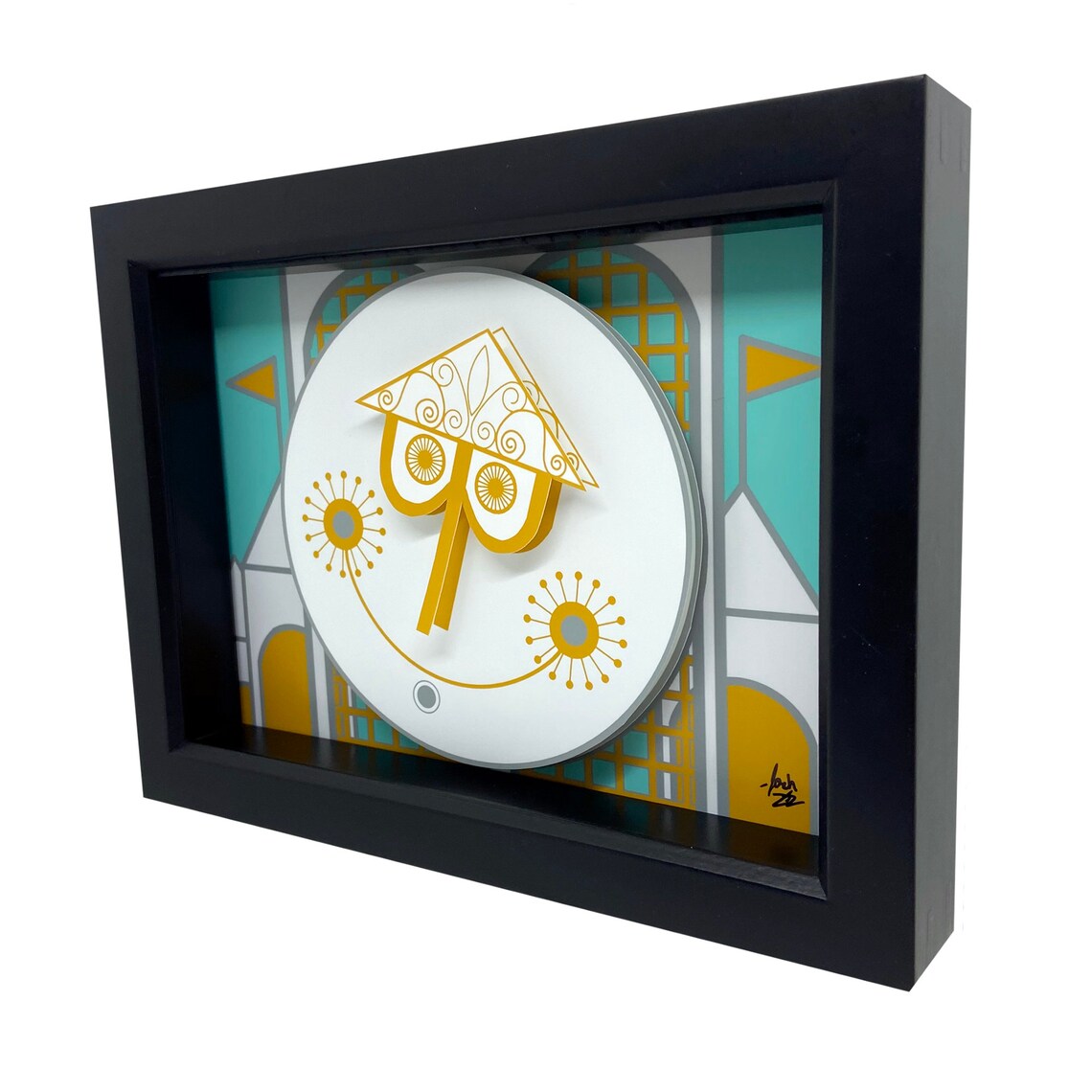 Disney Small World Clock 3D Art It's A Small World Clock Etsy