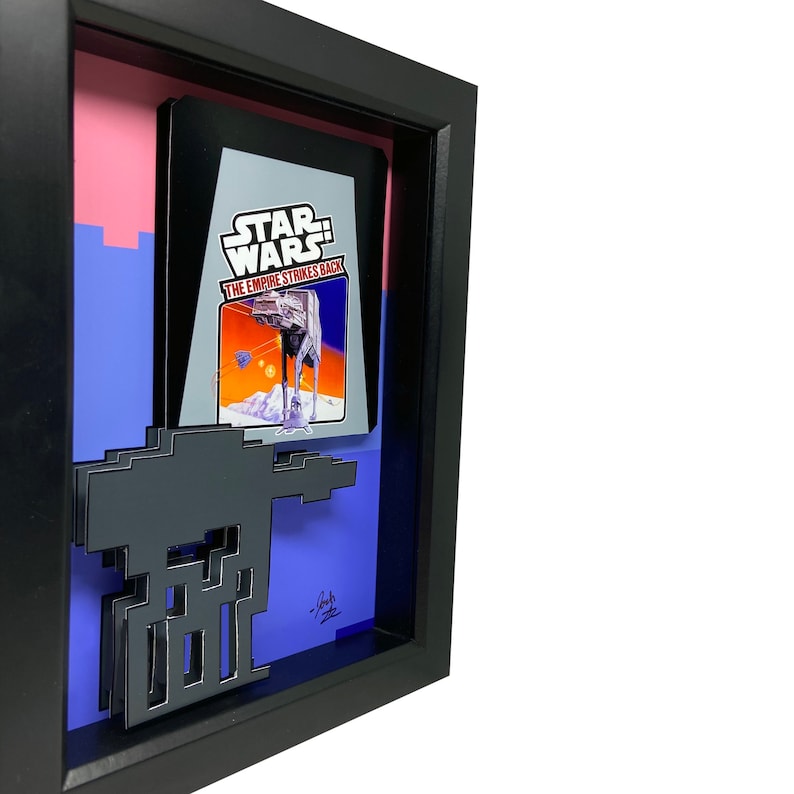 Atari Art Star Wars Print Empire Strikes Back Art Atari 2600 - Etsy