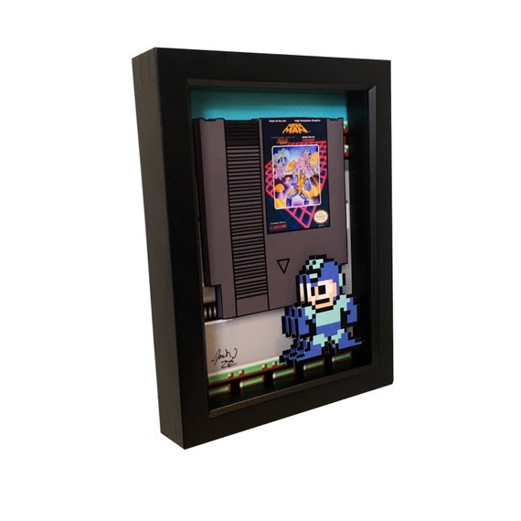 Mega Man 3 Shadow Box Video Game Decor Video Game 3D Print Video Game Decor Video Game Art Print Video Game Wall Art Mega Man Poster 3D Art