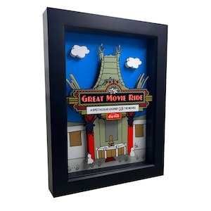 The Great Movie Ride Disney Art MGM Studios Sign 3D Art Disney Wall Art Disney Decor Walt Disneyworld Art WDW Art Disneyworld Decor Chinese