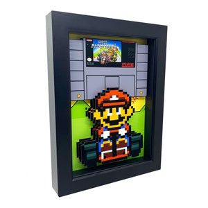 Super Mario Kart 3D Art: SNES Game Room Decor
