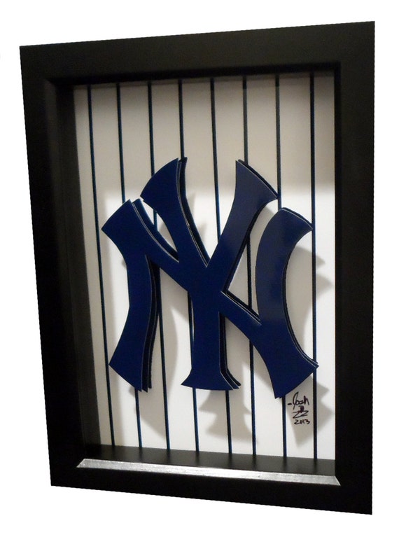 New York Yankees Logo  Faux Barrel Top Sign  The FanBrand