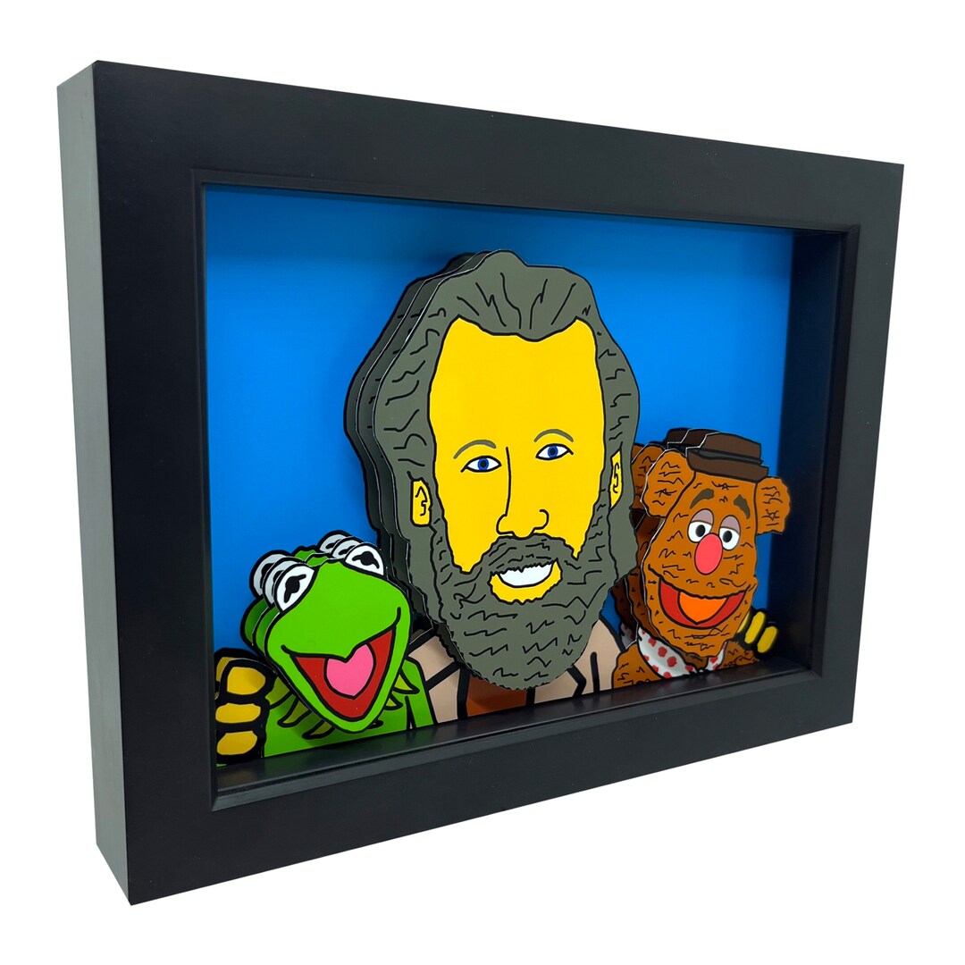 Jim Henson the Muppets Wall Art Kermit the Frog Art Fozzie Bear Print