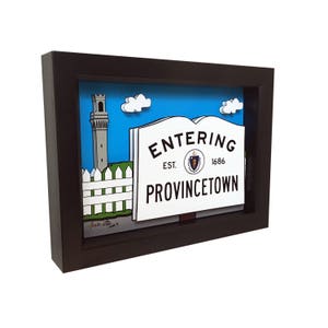Provincetown Art Cape Cod Art Cape Cod Gift Provincetown Gift 3D Art Cape Cod Wall Art Provincetown Sign Provincetown Print Cape Cod Print