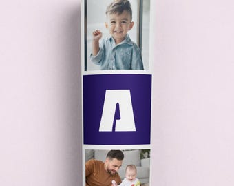 Personalized Dad Photo Tumbler, Custom Picture Gift, 20oz Stainless Steel Cup