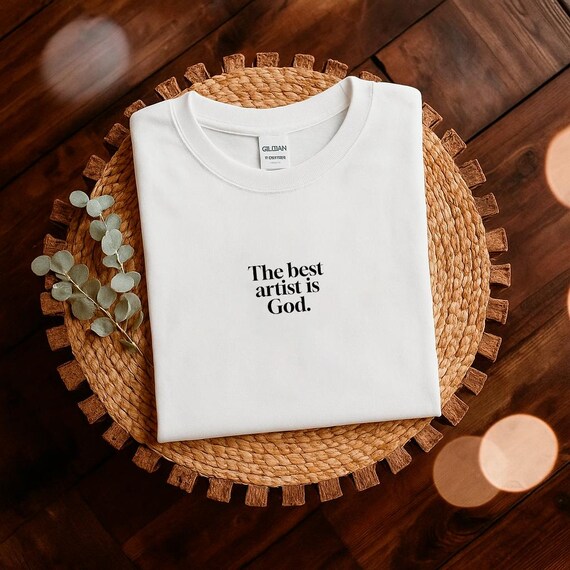 Jesus Faith T-Shirt – Inspirational God Quote Minimalist Shirt