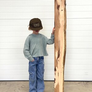 Live Edge Hickory Mantel | Floating Shelf | Console Table | DIY