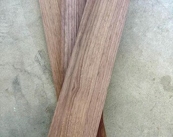 4 Pieces Kiln Dried Dark Walnut Turning Lumber - 2x2x12 Inches For Lathe Woodturning