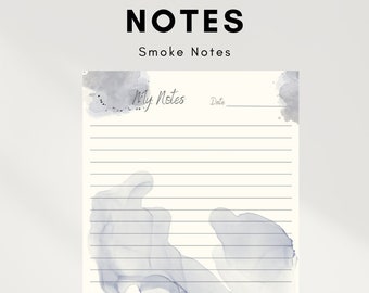 Supernote A5/A5X Template - Notes - Smoke
