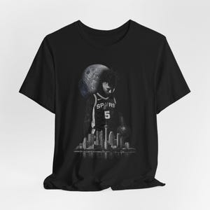 Stephon Castle Spurs San Antonio Skyline T-Shirt | Basketball Cityscape Tee